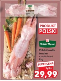 polski królik tuszka z podrobami