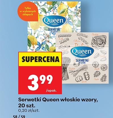 serwetki włoskie wzory