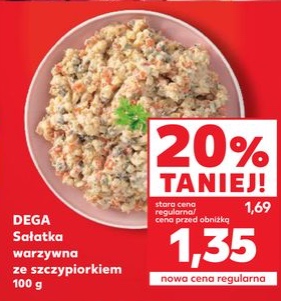 sałatka warzywna ze szczypiorkiem