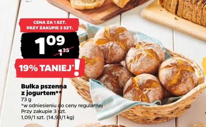 bułka pszenna z jogurtem