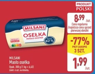 masło osełka ekstra 82%