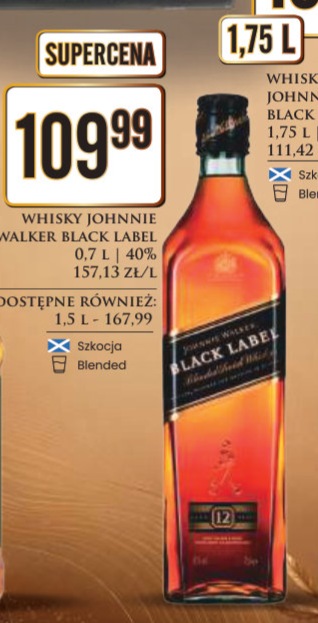 whiskey black label