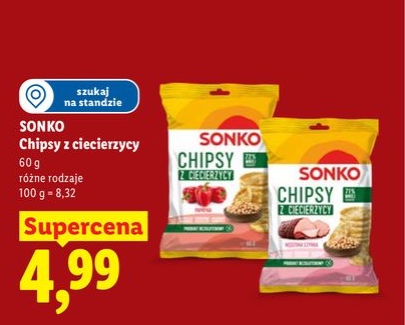 chipsy z ciecierzycy