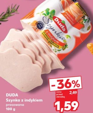 szynka z indykiem prasowana