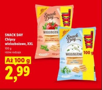 chipsy wielozbożowe XXL