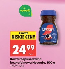 kawa rozpuszczalna bezkofeinowa