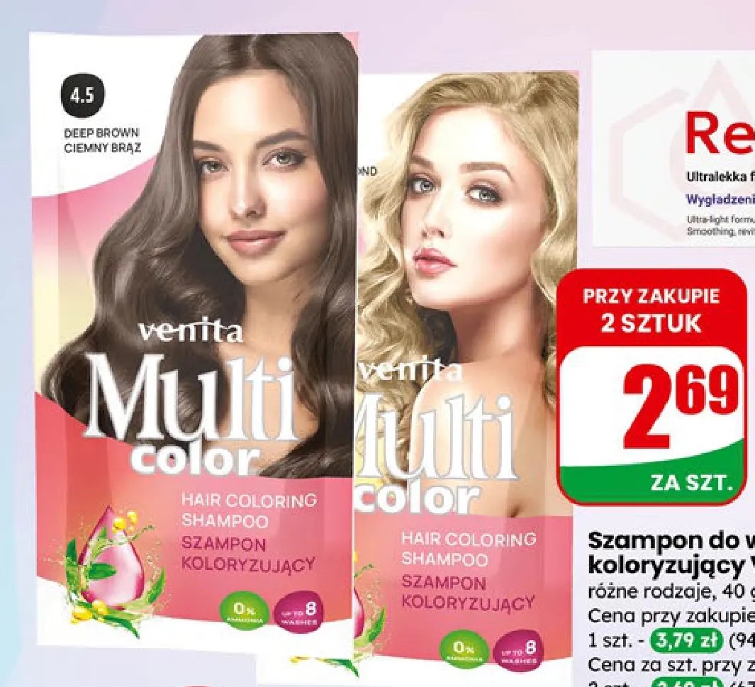 szampon koloryzujący różne rodzaje