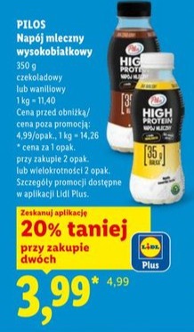 napój mleczny wysokobiałkowy