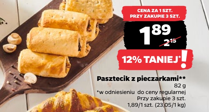 pasztecik z pieczarkami