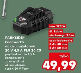 ładowarka do akumulatorów 20 V 4,5 A