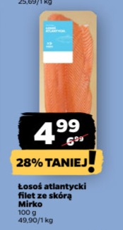 łosoś atlantycki filet ze skórą