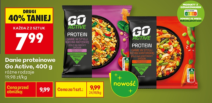 danie proteinowe w stylu kuchni azjatyckiej