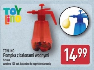 pompka z balonami wodnymi