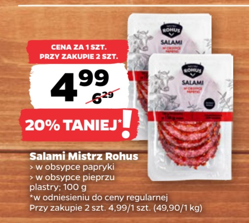 salami w plastrach