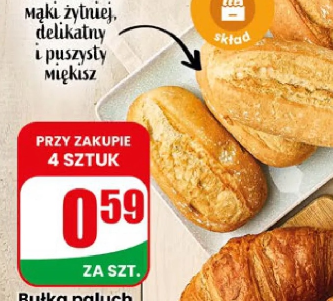 bułka pszenna śniadaniowa