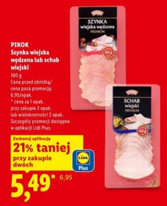 szynka wiejska wędzona lub schab wiejski