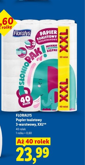 papier toaletowy 3-warstwowy, XXL