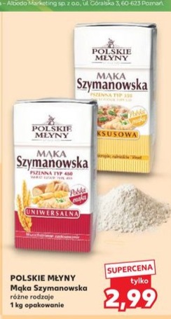 mąka Szymanowska różne rodzaje