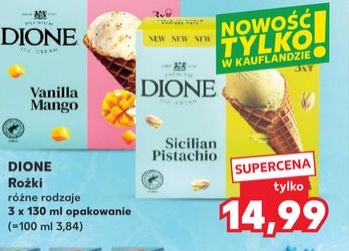 rożki lodowe różne rodzaje
