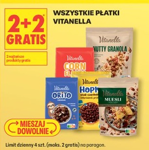 płatki śniadaniowe różne rodzaje