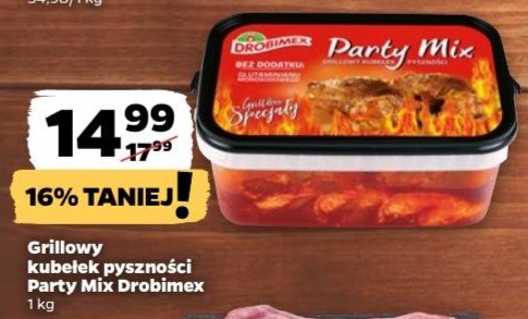 grillowy kubełek pyszności party mix drobiowy