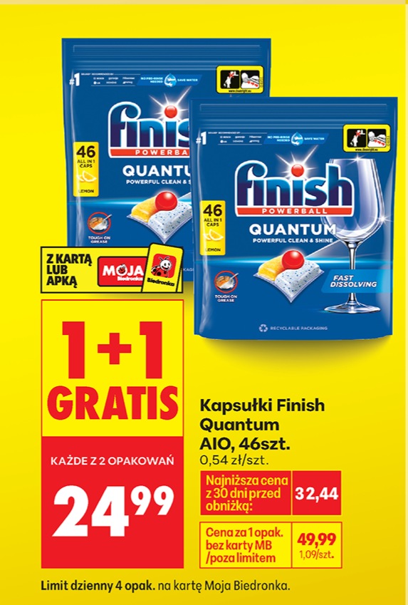 kapsułki Finish Quantum All in 1