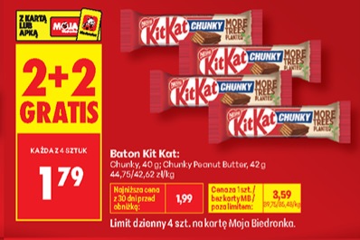 baton czekoladowy Kit Kat Chunky