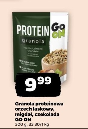 granola proteinowa orzech laskowy, migdał, czekolada