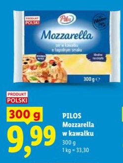 mozzarella w kawałku