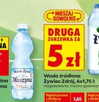 Woda mineralna lekko gazowana