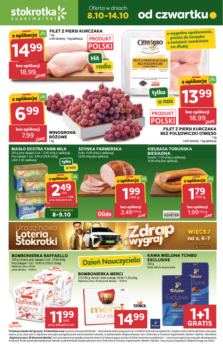 Stokrotka gazetka promocyjna 08.10-14.10.2026 — strona 1 z 50